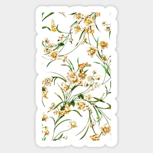 Spring Flower Pattern Sticker